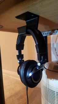 Hanging Headphone Stand – Mount Under Desk 3D Printer Model