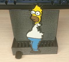 Multimaterial Homer Sponge 3D Printer Model