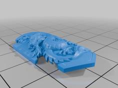 WHITE SCARS OR SALAMANDERS DRAGON SHIELD 3D Printer Model