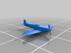 Spitfire Mk IX 3D Printer Model