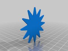 Beveled Star Pack 3D Printer Model