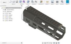 M Lok Handguard V1.2 3D Printer Model