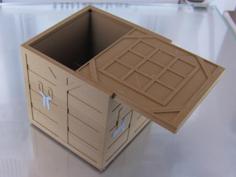 Crafting Table Box With Sliding Lid 3D Printer Model