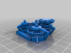 Clock-Drive Head 3D Printer Model