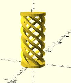 Turning Spiral 3D Printer Model