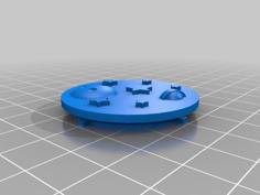 Space Pop Socket 3D Printer Model