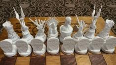 GoT Inspired Chess Board 3D Printer Model