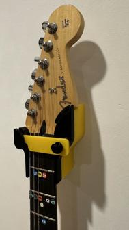 Stratocaster Wall Mount With Lock And Bottom Bracket 3D Printer Model