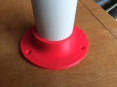 2″ PVC Pipe Table Leg Mount 3D Printer Model