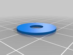 Customizable Circular Washer 3D Printer Model