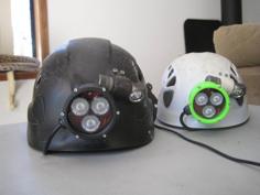 Printable Headlamp For Caving/Mining 3D Printer Model