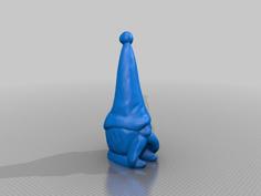 Gnome With Ball Hat 3D Printer Model