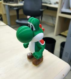 Yoshi From Mario Games – Multi-color 3D Printer Model