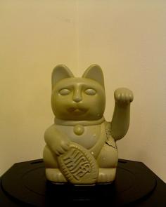 Waving Cat 3D Printer Model