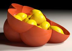 Sphere Fruit Bowl 3D Printer Model