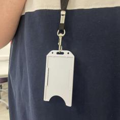 Robust ID Badge Holder 3D Printer Model