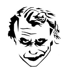 Joker Stencil 3D Printer Model