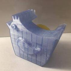 Chicken Tape Dispenser 3D Printer Model