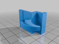 Oven Drawer Guide With Clip 3D Printer Model