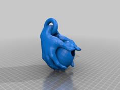 Hand Egg Birdhouse 3D Printer Model