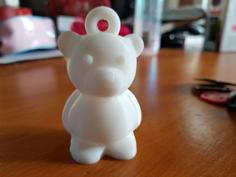 Bear Keychain (remix) 3D Printer Model