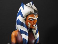 Ahsoka Tano Bust 3D Printer Model