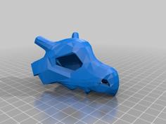 Cubone Hollow Skull 3D Printer Model