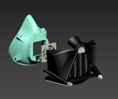 COVID-19 Mask Cap, Darth Vader Edition 3D Printer Model