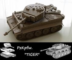 TIGER Tank! 3D Printer Model