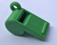 Pea Whistle, Small But Strident 3D Printer Model