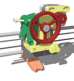 LUCAS Extruder Version 2 3D Printer Model