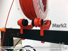 Prusa I3 MK2(s) & MK3 Spool Holder – Frame Mount – Top Loader 3D Printer Model