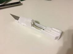 Exchange-A-Blade Utility Knife PLA Optimization 3D Printer Model