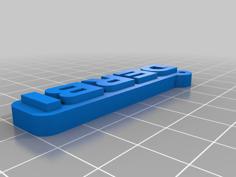 Derbi Keychain 3D Printer Model