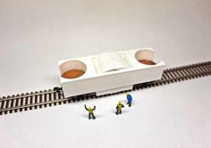 N Scale Short Track Cleaning Car 3D Printer Model