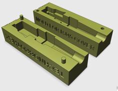 RJ45 COVER PRESS MOLD FOR HOT GLUE 3D Printer Model