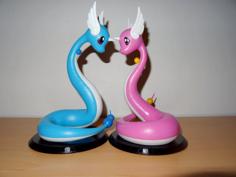 Two Dragonair ♡ ♡ 3D Printer Model