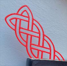 Celtic Knot Book Mark 3D Printer Model