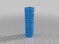 Modular Christmas Clay Roller 3D Printer Model