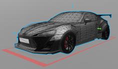 Scion FR-S Rocket Bunny 3D Printer Model