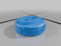 Montreal Canadiens Hockey Puck 3D Printer Model