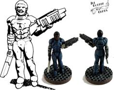 Henry Cobb, 15mm, 28mm And 54mm Miniature 3D Printer Model