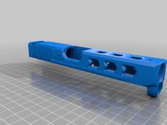 Airsoft Glock 17 Slide MKIII (Optic Mount A) 3D Printer Model