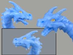 Articulated Dragon Mouth 3D Printer Model