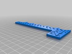 Geometric Measuring Tool 3D Printer Model