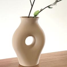 See Right Through You – Modern Vase With Hole 3D Printer Model