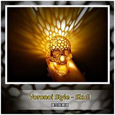 Skull Lamps – Voronoi Style 3D Printer Model