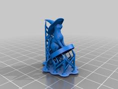 Cat With A Witch Hat 3D Printer Model