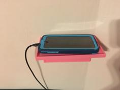 Wall Mount Cell Phone Holder 3D Printer Model