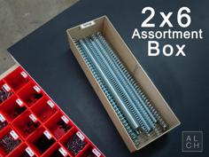 ASSORTMENT SYSTEM BOX 2X6 3D Printer Model